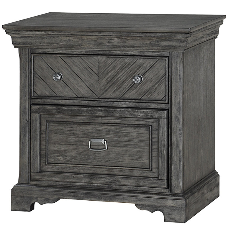 Gracie Oaks Maltby Solid Wood Nightstand Wayfair